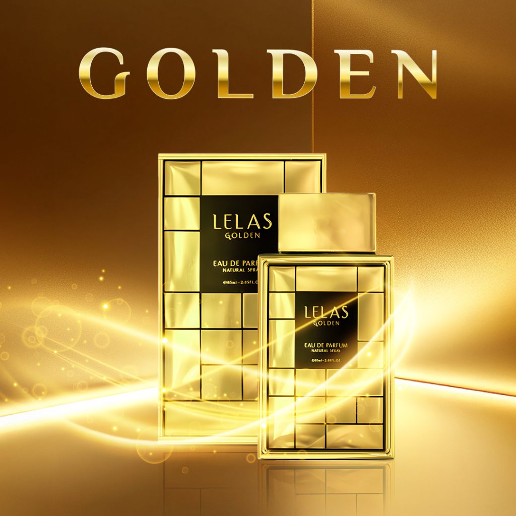 Golden perfume from lelas